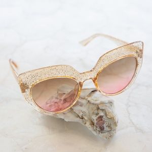 - Glitter & Champagne  Sunglasses with Sunse…